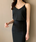 Brussel Satin Sleeveless Blouse