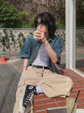 Jane Damage Half Denim Shirt