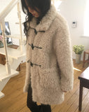 Mikal Overfit Fur Duffle Coat