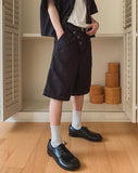 Bion Stitch Bermuda Denim Pants