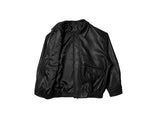 Milan Overfit Leather Blouson Leather Jacket