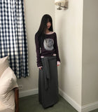 Elon String Knot Long Skirt
