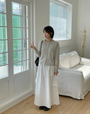 Pevin Banding Cargo Long Skirt