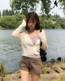 Mots Roll-up Button Shorts