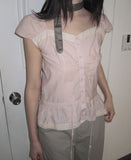 Aileen Frill Sleeveless Blouse