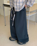 [BAONHAUS] Hakani Check Seersucker Balloon Pants