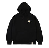 Small Tape Flower Dot Smile Hoodie