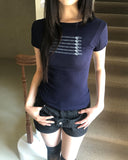 Muho Napoleon Print Short Sleeve T-shirt
