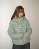 Chad Two-Way String Hood Warmer Overfit Lightweight Padding Jumper