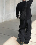 Waving Snap Nylon Pants
