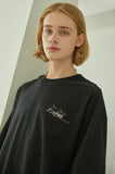 Whale Flower Embroidery Short Sleeve