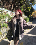 Creme Raccoon Fur Padding Mustang