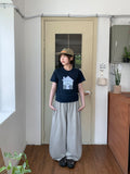 Bifon Printing Banding Wide Pants