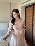 Rubian See-Through Flared One Piece
