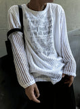 Muntz Grunge Mesh Printed Knit