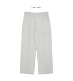 Rump Linen One-Tuck Wide Pants