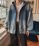 Marsil Vintage Washing Hood Zip-Up