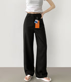 Summer Cooling Linen Cotton Wide Back Banding Pants