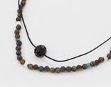 [2 sets] Chicon stone 2-line layered set necklace