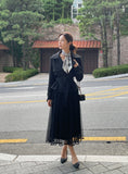 Obli Trench Short Jacket (Belt set)