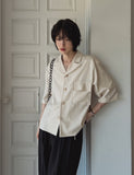 Ladlo cropped linen pocket blazer