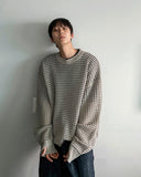 Mesh warmer round knit
