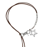 [LAN ARCHIVE] Suede Rope Star Necklace