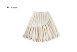 Coun Jacquard Diagonal Shirring Frill Midi Skirt