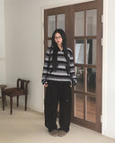 [Brushed Lining] Duco Vintage Cargo Wide Denim Pants