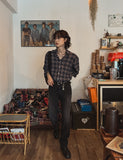 Cheek Black Washing Bootcut Denim