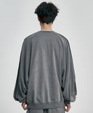 Raw Edge Batwing Sweatshirt