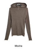 Roadin Ribbed Knit Hoodie