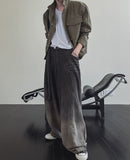 Reno Brush Wide Denim Pants