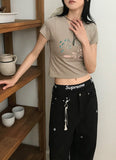 PAISLEY CROP T
