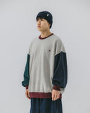 [AG] Multi Color Wappen Sweat Shirt