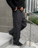 Nylon cut cargo 2 way pants