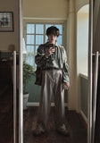 Stingy wrap pin tuck over slacks