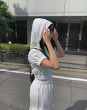 Tora Nylon Hood Zip-Up Jacket