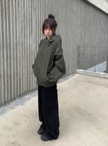 Clun Cut Wide String Cargo Pants