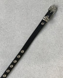 Thin Double Eyelet Belt