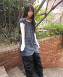 Moel Check Layered Mini One Piece