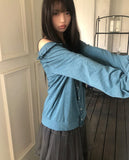 Duane Slub Frill Cardigan