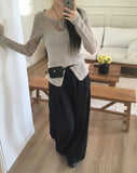 [MADE] Recall double pin tuck wide slacks pants