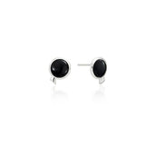 Penidor NEW Silver (W) Earrings Onyx