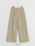 Tsukio Pintuck Cotton Wide Pants