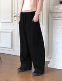 Cousin Deep Pocket Balloon Fit Stitch Cotton Banding Long Pants