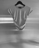 Cello Shirred Round Short Sleeve Tee