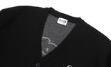 Big Line Bear Smile Knit Cardigan