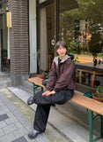 Tentin Adjust Raw Denim Wide Pants