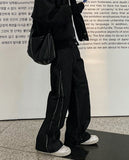 Cutting Stitch Denim Pants